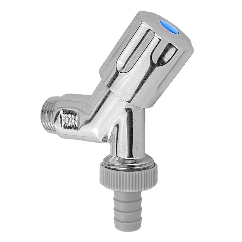 Geräte-Schrägsitzventil DN 15 1/2" – kurze wandabstand Verchromt